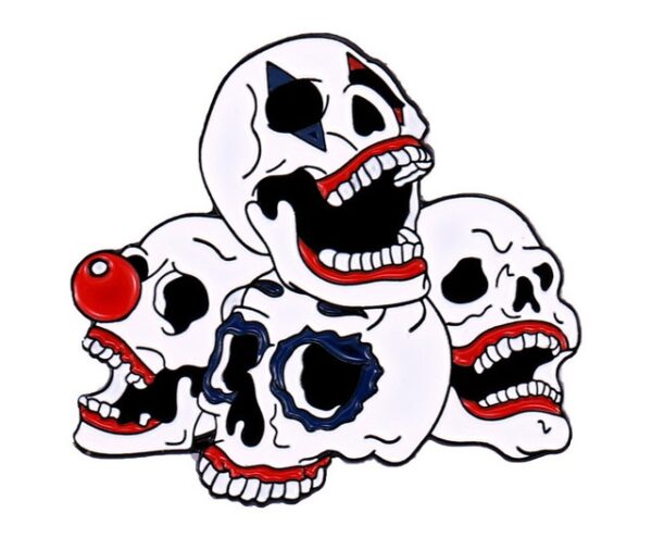 Pin Broche de Metal | Skull Clowns