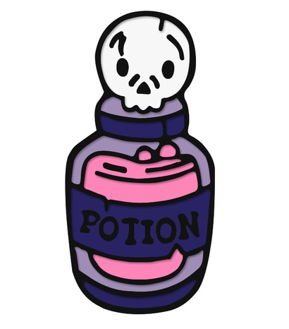 Pin Broche de Metal | Potion