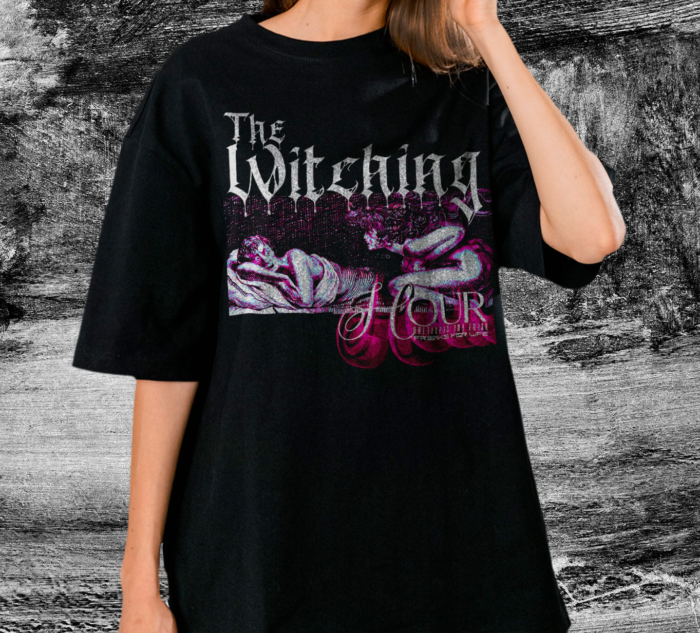 Tshirt THE WITCHING HOUR - OVERSIZED - Imagen 3